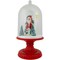 Northlight LED Lighted Snowing Musical Santa Under Cloche Christmas Decoration - 13.5"